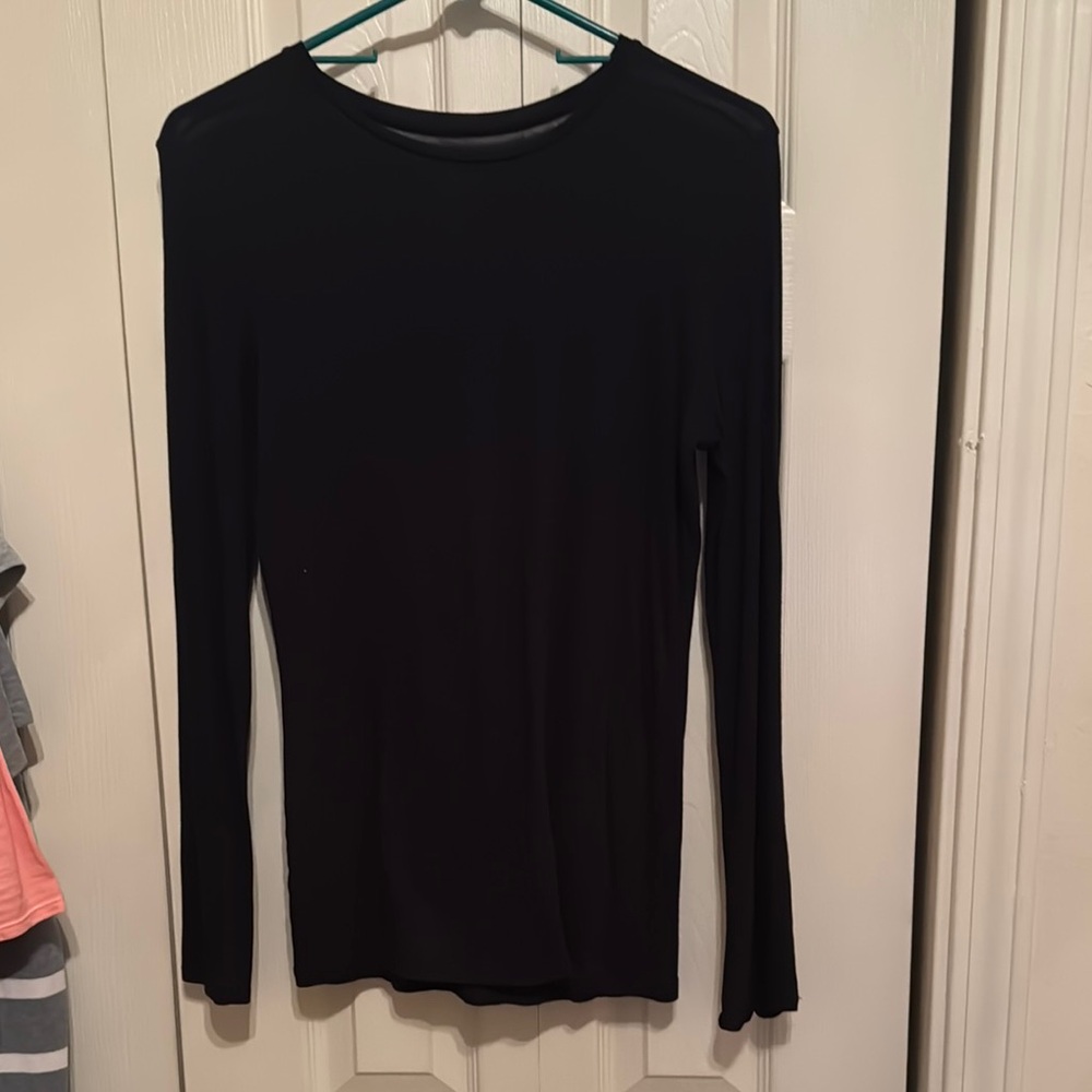 Massimo Black Long Sleeve Women's Top